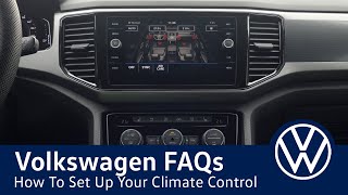 VW FAQ  How To Set The Climate Control In Your Volkswagen [upl. by Aniehs69]