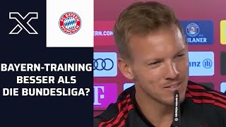 ArroganzAnfall von Salihamidzic Nagelsmann scherzt über BrazzoAussagen [upl. by Clerk57]