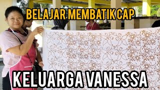 BELAJAR CARA MEMBUAT BATIK DENGAN CAP DARI KERTAS [upl. by Lotsirb451]