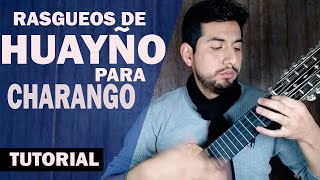 3 RASGUEOS para Charango Huayño [upl. by Letsirc]