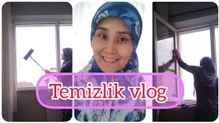 Temizlik vlog  Pencere temizliği  Temizlik zamanı [upl. by Hacim]