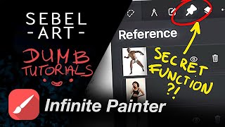 How to add Reference Image to Infinite Painter [upl. by Hibbs]