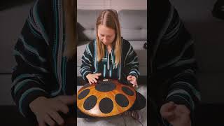 A little piece on the neotonedigitalhandpan 😊🛸✨ handpan hangdrum drum dogitalhandpan [upl. by Nomla]