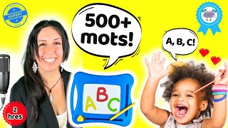 500 NOUVEAUX MOTS FRANCAIS SPÉCIAL PETITS 🐙 2h avec Maman MarieEve🐴 KINDERGARTEN FRENCH FOR KIDS [upl. by Einatsed532]