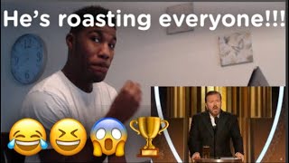 Ricky Gervais Monologue  2020 Golden Globes Reaction [upl. by Petta]