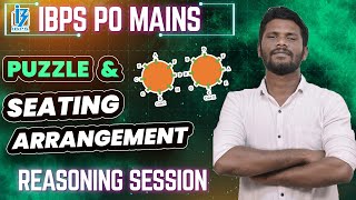 IBPS PO MAINS LEVEL PUZZLE amp SEATING ARRANGEMENT  MAINS REASONING SESSION  DAY  10  MRJD [upl. by Gelman]