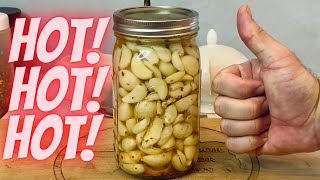 The Best Spicy Pickled Garlic  Easy Habanero Garlic Recipe [upl. by Boggs]