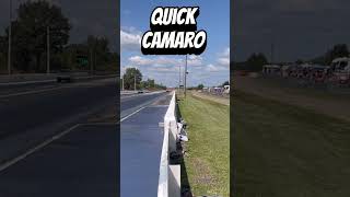 Quick Camaro RS Drag Racing at Central Illinois Dragway shorts [upl. by Aicul457]