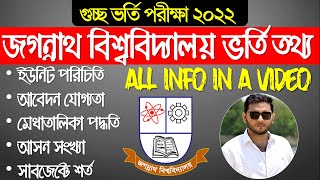 জগন্নাথ বিশ্ববিদ্যালয় ভর্তি তথ্য ২০২২  JnU Admission 2022  Jagannath University Admission 2022 [upl. by Adalbert182]