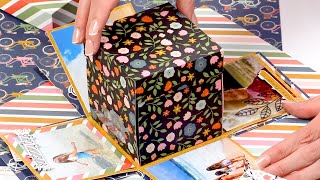 The Only Exploding Box Tutorial Youll Ever Need  Scrapbookcom [upl. by Klockau]