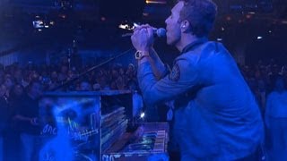 Coldplay  Clocks Live on Letterman [upl. by Ainedrag]