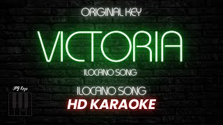 Victoria Ilocano Song Karaoke Original Key JPG Keys [upl. by Reyotal]