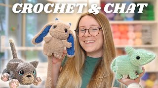 CROCHET amp YAP VLOG 🧸 getting organized  yapping like were on facetime [upl. by Drarehs]