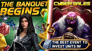 Banquet Event Vs Cyberweek  Unit Investment 2024 Events Comparison  Marvel Contest of Champions [upl. by Eeldarb]