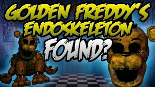 Golden Freddys EndoSkeleton Found Five Nights at Freddys 2 Theory [upl. by Ymirej212]