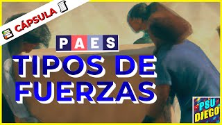 TIPOS DE FUERZAS  Cápsula Física PAES [upl. by Ahsratal898]