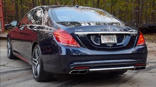 Mercedes S65 AMG V12 Biturbo exhaust sound  Revs amp accelerations [upl. by Ivatts]