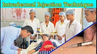 Intradermal Injection Administration  How To Do an Intradermal Injection  Health Sector [upl. by Ettenim]