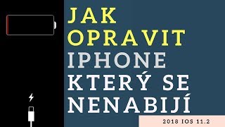 jak opravit iPhone nenabijí ale lightning konektor kabel je v pořádku iOS 112 11 103 103 2018 [upl. by Aretse]