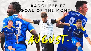 Radcliffe FC  Goal of the MonthAugust 2023 [upl. by Allez]