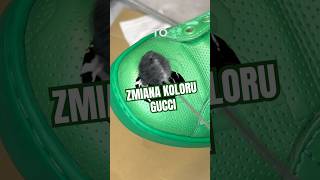 Zmiana koloru gucci ❗️🤯 gucci guccishoes guccisneakers [upl. by Weiss]