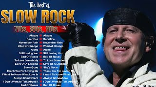 Best Rock Ballads 70s 80s 90s  The Greatest Rock Ballads Of All TimeBon JoviScorpionsHeart [upl. by Lenoyl]