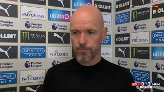 Erik Ten Hag Post Match Interview  Manchester United Vs Liverpool 03  Erik Ten Hag Angry Reaction [upl. by Bridge98]