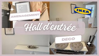 🌟 DÉCO HALL DENTRÉE  INSTALLATION MEUBLE À CHAUSSURES IKEA 🌟 [upl. by Yoshiko]