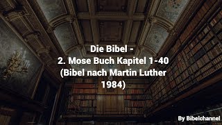 Die Bibel  2 Mose Buch Kapitel 140 Bibel nach Martin Luther 1984 [upl. by Sigmund]