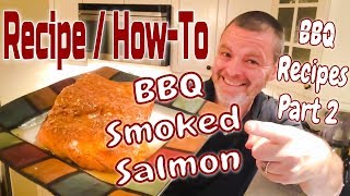 Gluten Free BBQ Smoked Salmon Recipe [upl. by Silsbye]