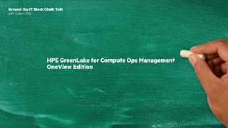 Introducing HPE GreenLake Compute Ops Management  OneView Edition  Chalk Talk [upl. by Eveivaneg631]