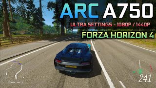 Forza Horizon 4  Arc A750  1080P  1440P [upl. by Waddington]