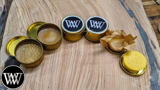 Home Made Paste Wax From Boiled Linseed oil and Beeswax [upl. by Zelten]