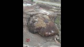 Pacific Northwest Quarry Blast construction rockblasting rockdrilling quarry dronevideo [upl. by Colvert]