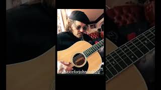 Johnny Depp Playing Guitar At Home 🥀 Johnny Plays A Bit of The Beatles norwegianwood shorts [upl. by Jakob]