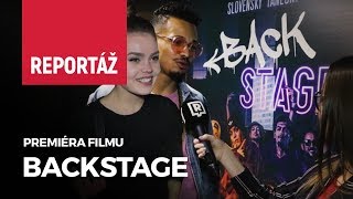 Čo prezradili Ben Cristovao a Mary Havranová na premiére filmu Backstage [upl. by Melar]