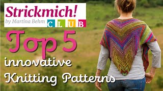 Top 5 Innovative Knitting Patterns from Strickmich Club [upl. by Goodson361]