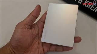 Harddisk eksternal Toshiba Canvio Flex  Unboxing amp Review [upl. by Ennairod932]