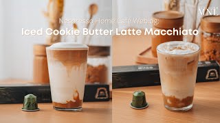 Iced Cookie Butter Latte Macchiato Recipe [upl. by Cuttler758]