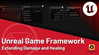 Unreal Engine 5 Tutorial  Game Framework Damage Extended and Healing [upl. by Limak]