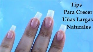 Uñas Largas Naturales  Como Hacerlas Crecer [upl. by Tebasile211]