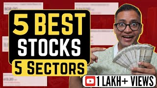 5 Stocks From 5 Different Sectors For Long Term Investment  Best Stocks  Rahul Jain Analysis [upl. by Cole848]