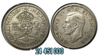 UK 1941 TWO SHILLINGS Coin VALUE  REVIEW [upl. by Yrahk367]