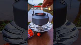 Portable Gas Stove SquareShaped Gas Butane Burner Camping Stove Folding Furnace Stove travelling [upl. by Aeneg]