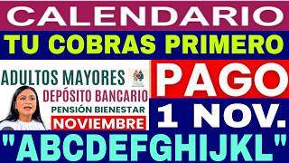 📅 CALENDARIO OFICIAL📆PAGOS ADELANTADOS☝️6000 ADULTOS MAYORES 65 🎉 PENSIÓN BIENESTAR 🎁 [upl. by Elora]