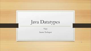 9  Java Beginners Tutorial in Tamil  Different Datatypes in Java in tamil [upl. by Thanh679]