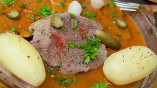 Recette  Langue de bœuf sauce tomate [upl. by Errehs196]