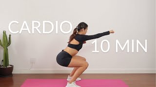 TREINO CARDIO PARA INICIANTES  10 MIN SEM EQUIPAMENTO [upl. by Antebi]