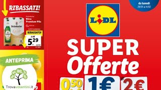 VOLANTINO LIDL dal 29 gennaio al 4 febbraio 2024 anteprima [upl. by Downing]