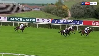 Backtoback successes for DOUBLE MAJOR in the Group 1 Prix RoyalOak at SaintCloud [upl. by Lekar]